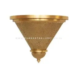 Lampu Dinding Maroko Bahan Kuningan